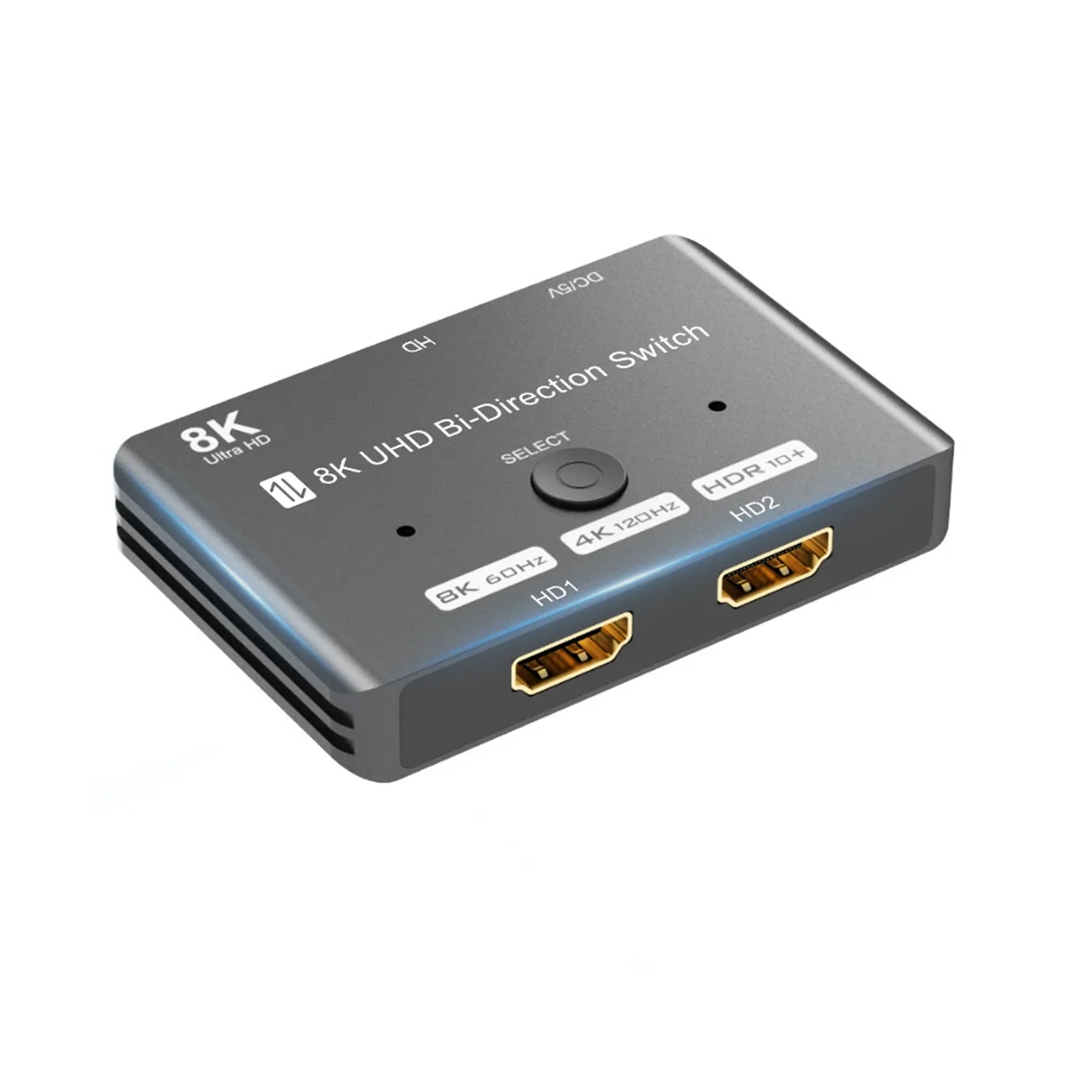 8K UHD Kompatibilný s HDMI Prepínač 2 v 1 Z/1: 2 Z Bi-Directional Vysokej Rýchlosti 48Gbps Switcher Podporu 8K@60Hz 4K@120Hz