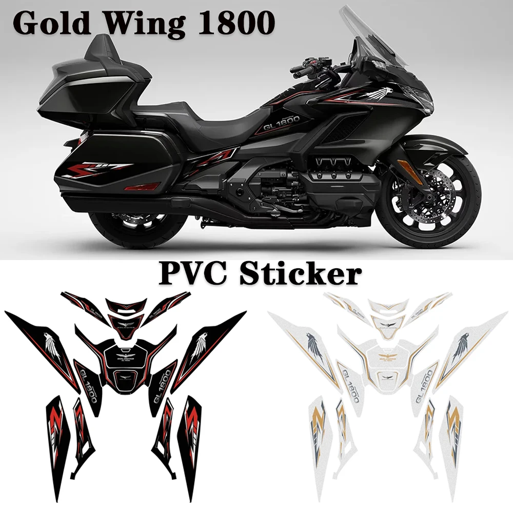 Gold Wing 1800 Nálepky, PVC Palivovej Nádrže Nálepka Pre Honda Goldwing 1800 GL1800 2023 - Nové Anti-Scratch Ochranu Laku