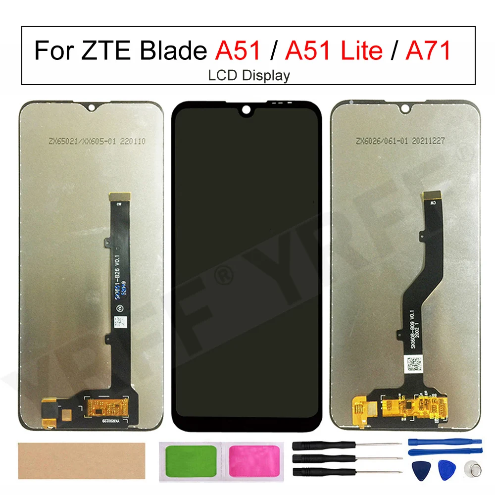 LCD Displej Pre ZTE Blade A71 A51 Lite LCD Displej+Dotykový Displej Digitalizátorom. Montáž Nahradenie+Nástroje