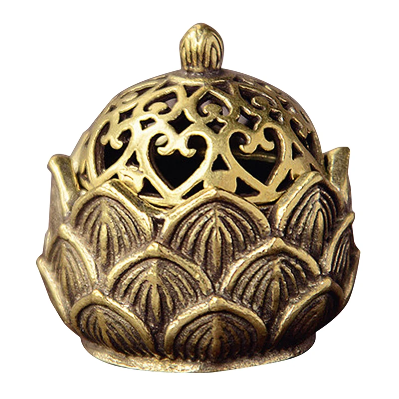 Dekoratívne Kadidlo Horák Medi Incenser Držiteľ Lopatku Ploche Ornament pre Obchod Office Home
